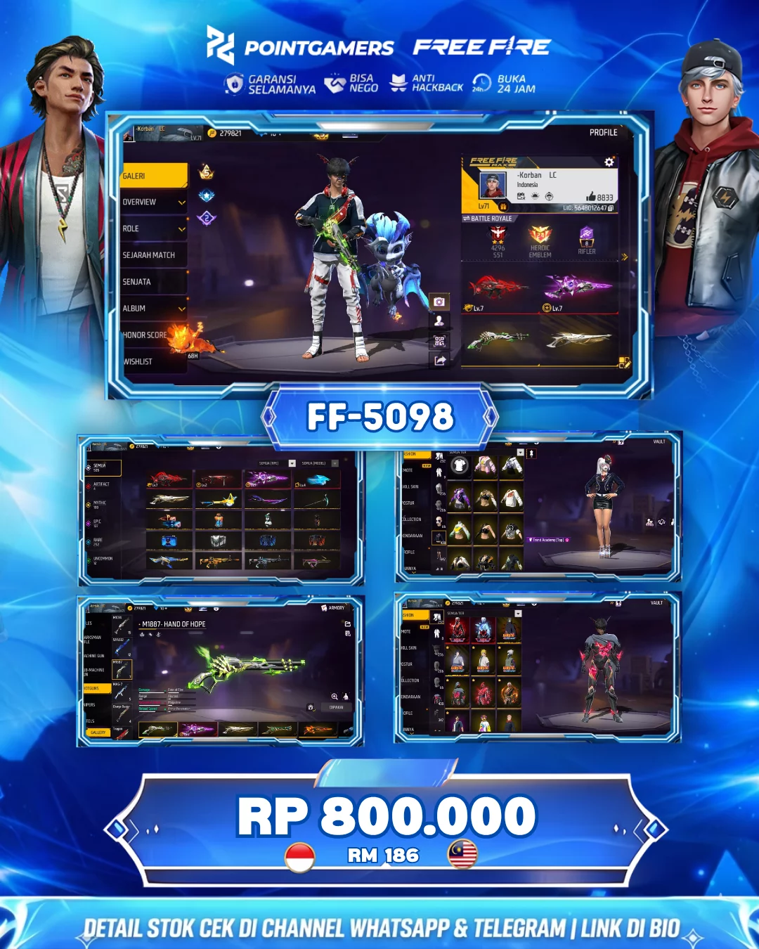 FF 5098 - 4 EVO 3 MAX , SG² LUMUT x METEOR x EVO 7RASA